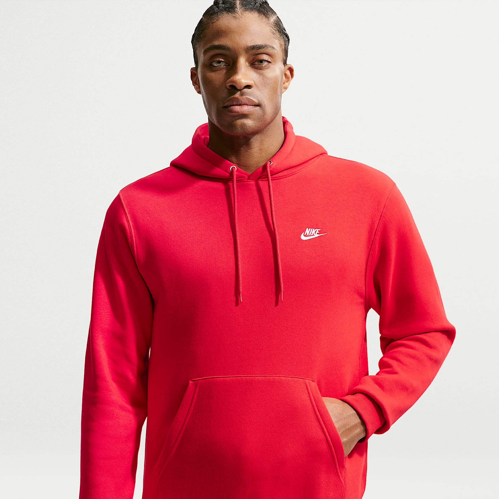 Nike Club Men's Pullover Fleece Hoodie. Nike IE